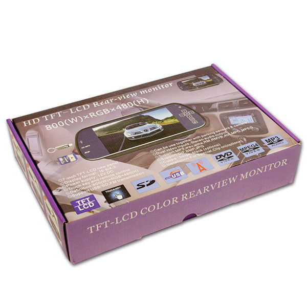 Monitor LCD 7" per retrovisore interno