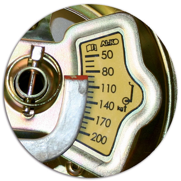 Ruotino indicatore di carico • 300 kg • Ø 230