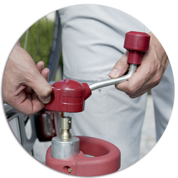 Ruotino indicatore di carico • 300 kg • Ø 230