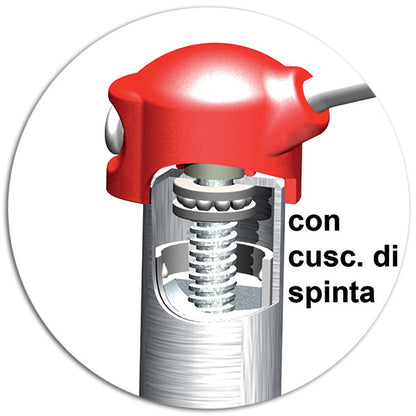 Ruotino indicatore di carico • 300 kg • Ø 230
