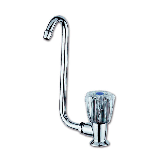 Rubinetto singolo destro Cristal • canna abbattibile