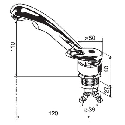 Miscelatore Twist con micro-interruttore • Ø 39 mm
