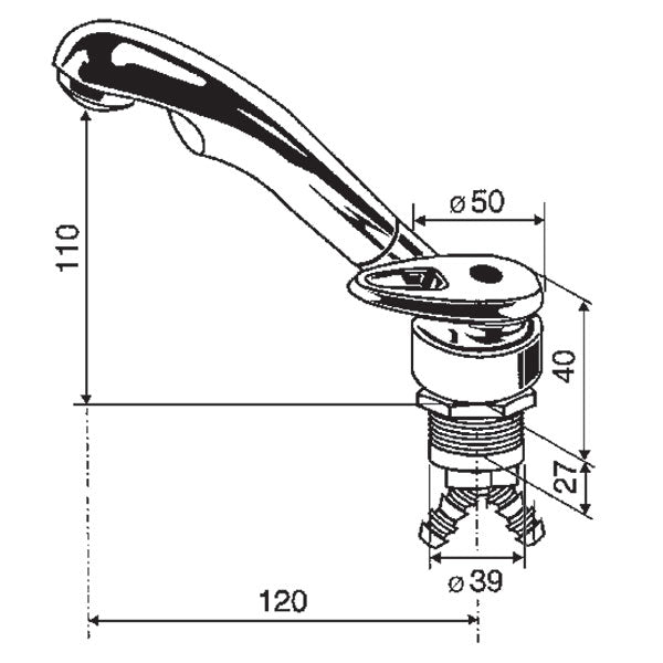 Miscelatore Twist con micro-interruttore • Ø 33 mm