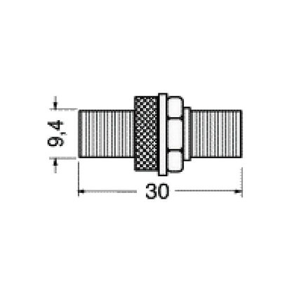 Connettore IEC F/F • Ø 5 mm