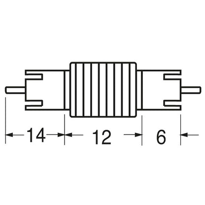 Cinch-Stecker/Stecker-Verbindung