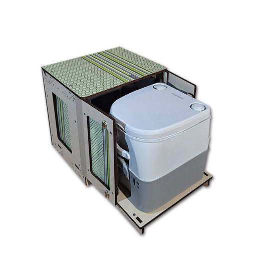 Modulo porta WC 40 Basso e Toilette Portatile