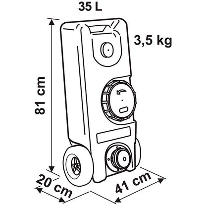Tanica Roll-Tank 40 F