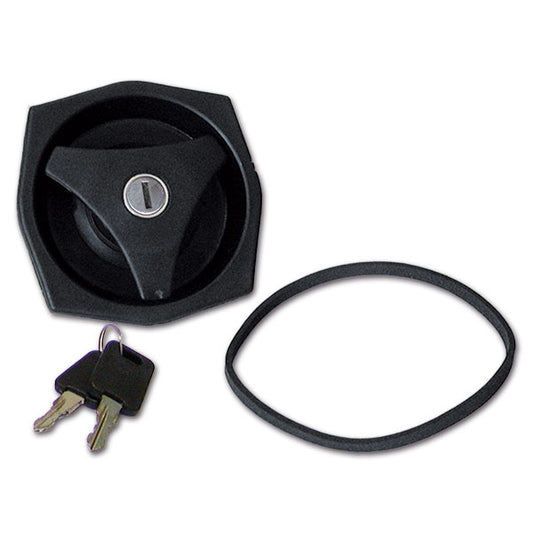 Serratura esterna 1033 • nera • con chiavi e cilindretto