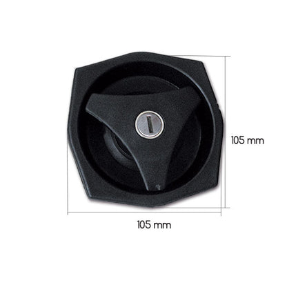 Serratura 1034 completa con farfalla • blister