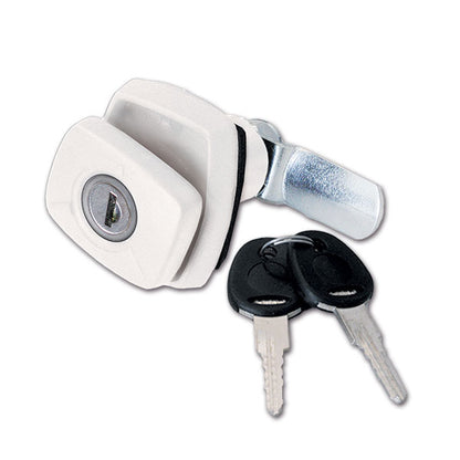 Schloss 1036 • weiß • Zylinder und Schlüssel • Blister