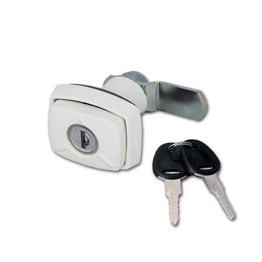 Serratura 1036 • bianca • cilindro e chiave