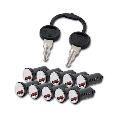 Kit 10 cilindri 2 chiavi Zadi