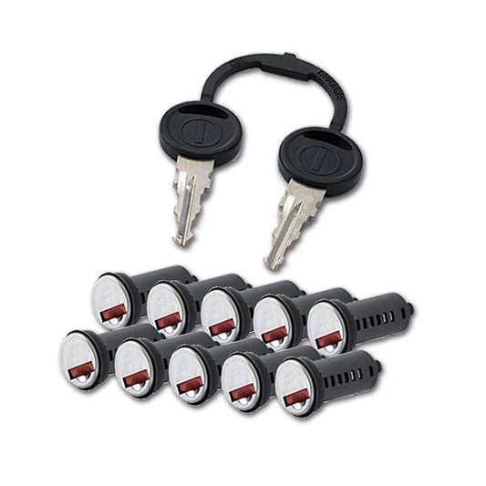 Kit 10 cilindri 2 chiavi Zadi