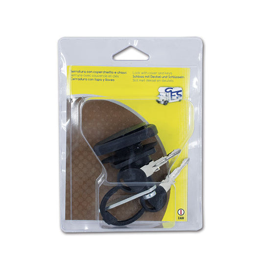 Serratura 1049 • nera • blister