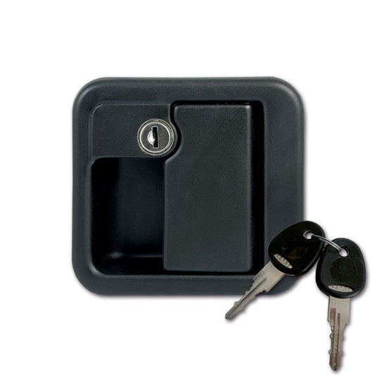 Außengriff 1059 schwarz mit Schlüssel