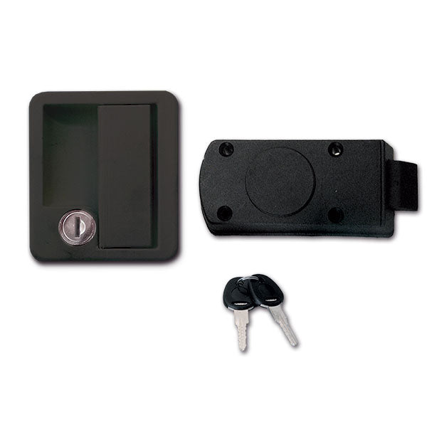 Serratura 1070 completa • nera • blister