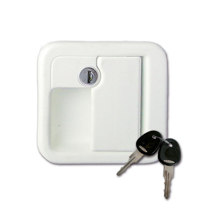 Serratura esterna 1090 • bianca • con chiavi