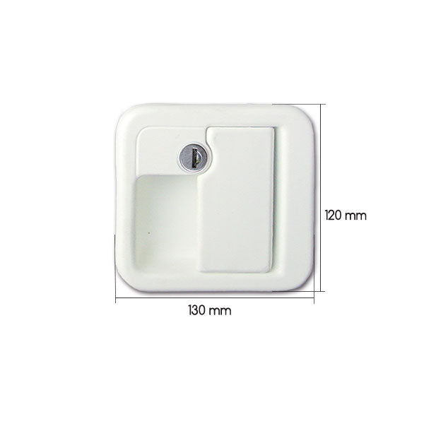 Serratura 1090 completa • bianca