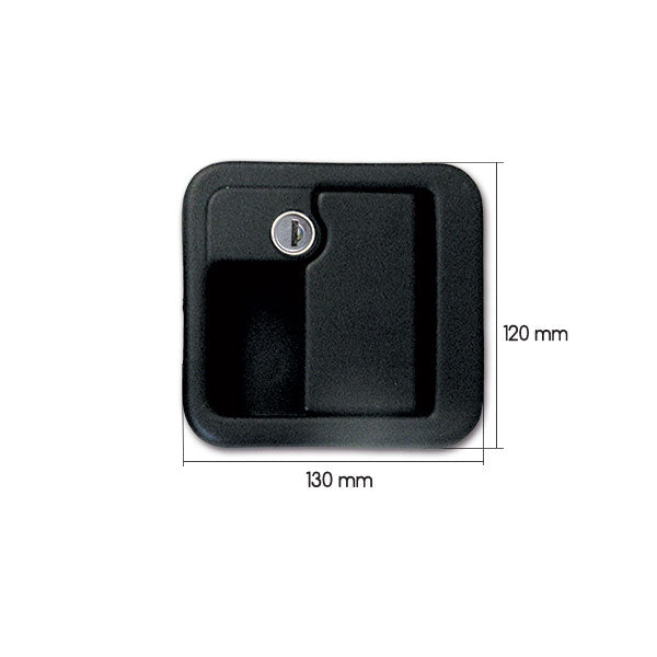 Serratura 1090 completa • nera