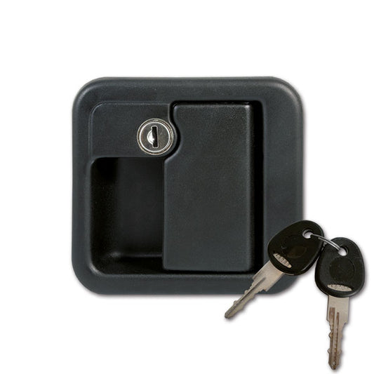 Außengriff 1090 schwarz mit Schlüssel