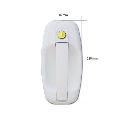 Serratura esterna 1115 • bianca