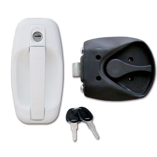 Serratura 1115 completa • bianca • sacchetto