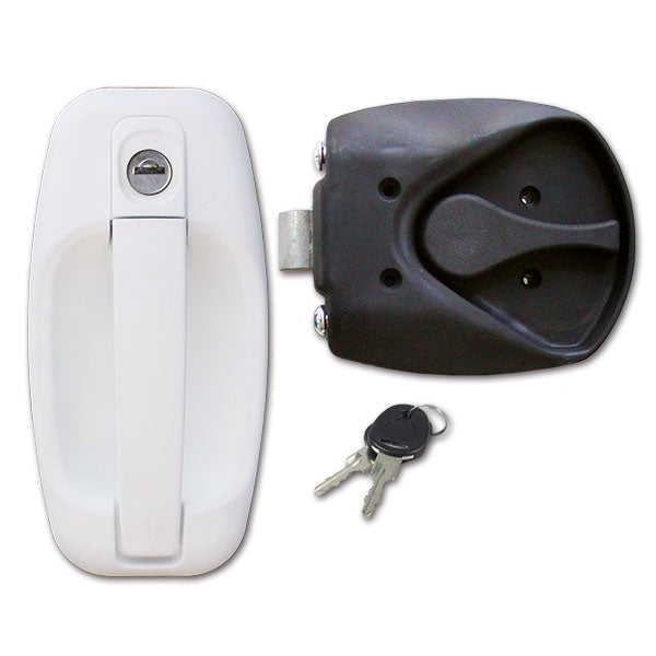 Serratura 1115 completa • bianca