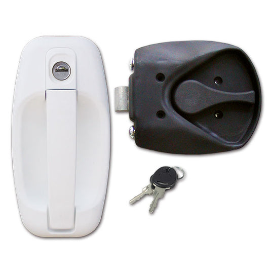 Serratura 1115 completa • bianca