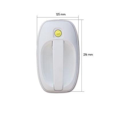 Serratura esterna 1122 • bianca