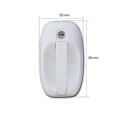 Serratura 1122 completa • bianca • sacchetto