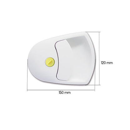 Serratura esterna 1125 • bianca