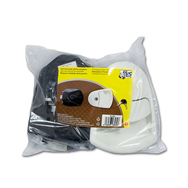 Serratura 1125 completa • bianca • sacchetto