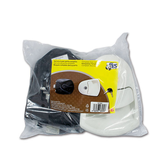 Serratura 1125 completa • bianca • sacchetto