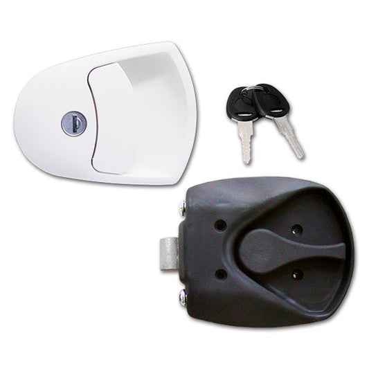 Serratura 1125 completa • bianca