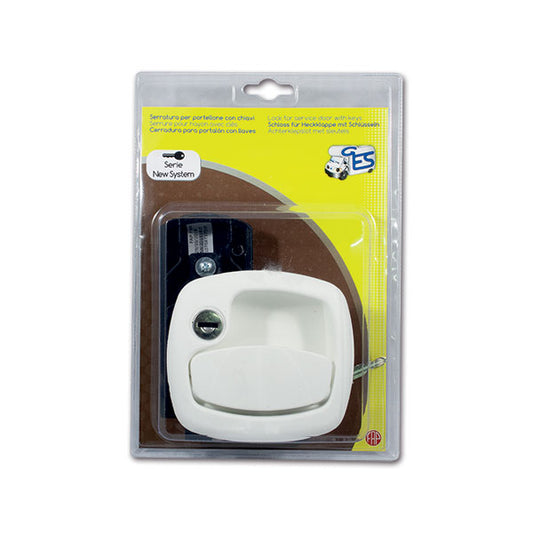 Serratura 1200 completa • New System • bianca • blister