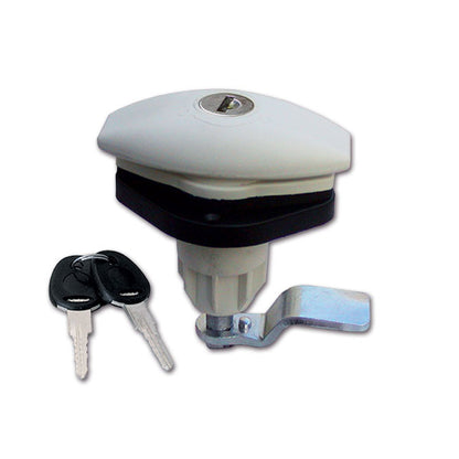 1204 serratura • bianca • chiavi e cilindretto