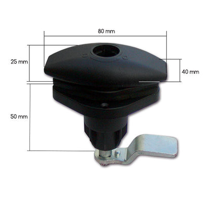 1204 serratura • nera