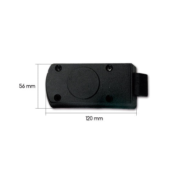 Complete external 1200 lock • New System • black • blister