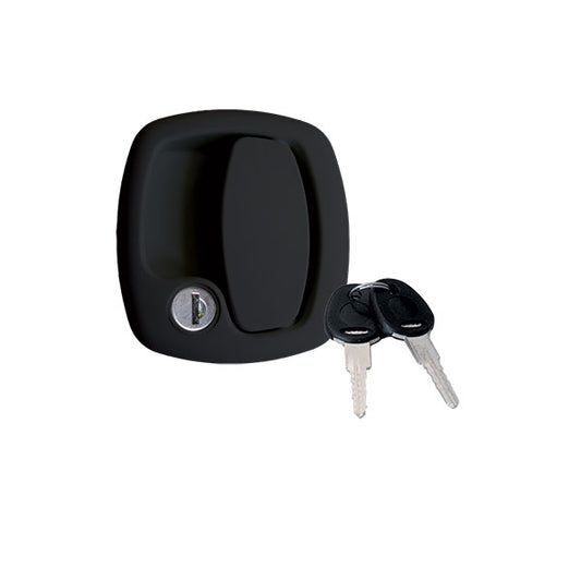 Maniglia esterna 1200 • cilindro e chiavi New System • nera
