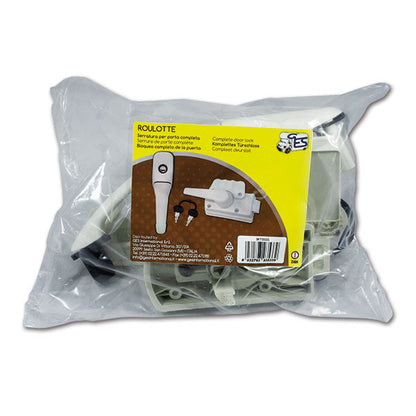 Serratura Zadi Roulotte completa • bianca • sacchetto