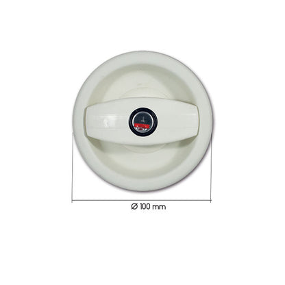 Komplettes Europaschloss • ganz weiß • rechts