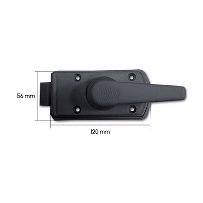 Innenmechanik Europa mit Drücker • links