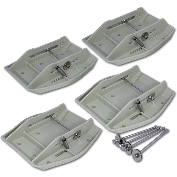 4 basi antisprofondamento XXL per piedini