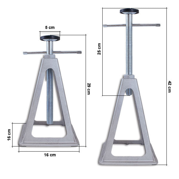Alu Jacks RAPTOR • 2 pz