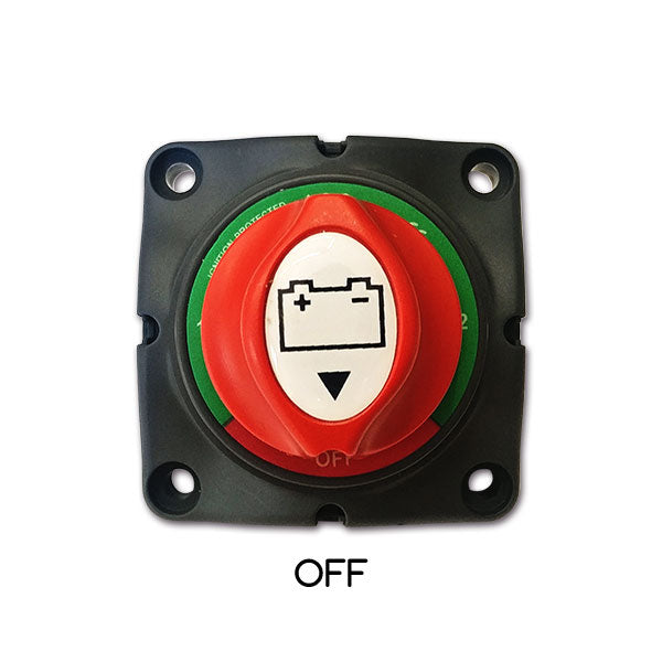 Selettore staccabatteria con manopola • 300 A