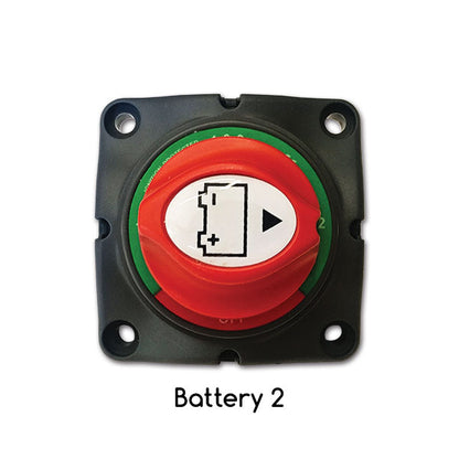 Selettore staccabatteria con manopola • 300 A