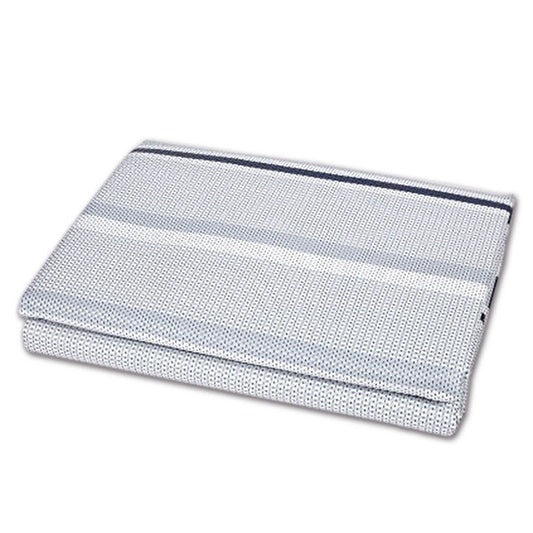 Stuoia PVC/PET • blu / bianco • 250 x 500