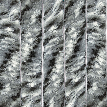 Tenda ciniglia bianco / grigio • 90 x 200 cm