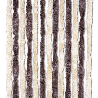 Tenda ciniglia beige/marrone • 56 x 200 cm