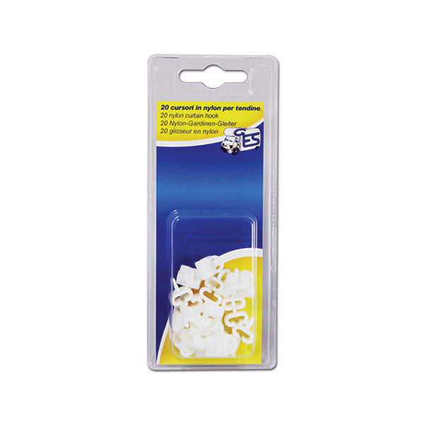 Gancio nylon per tendine • guida a T • blister